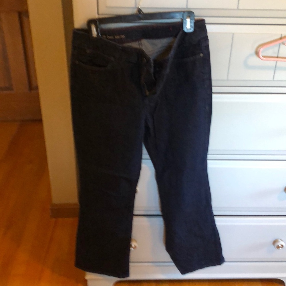Dark wash boot cut